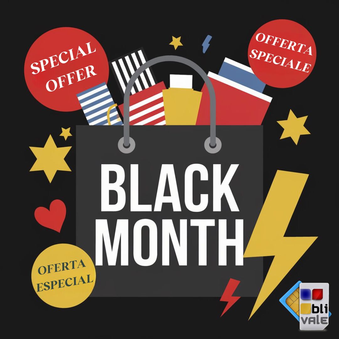 blivale_image_01_Black_Month_Special &iexcl;Oferta especial Black Month! &iexcl;Disfruta de un 30% de descuento en todas nuestras eSIMs! Oferta por tiempo limitado.