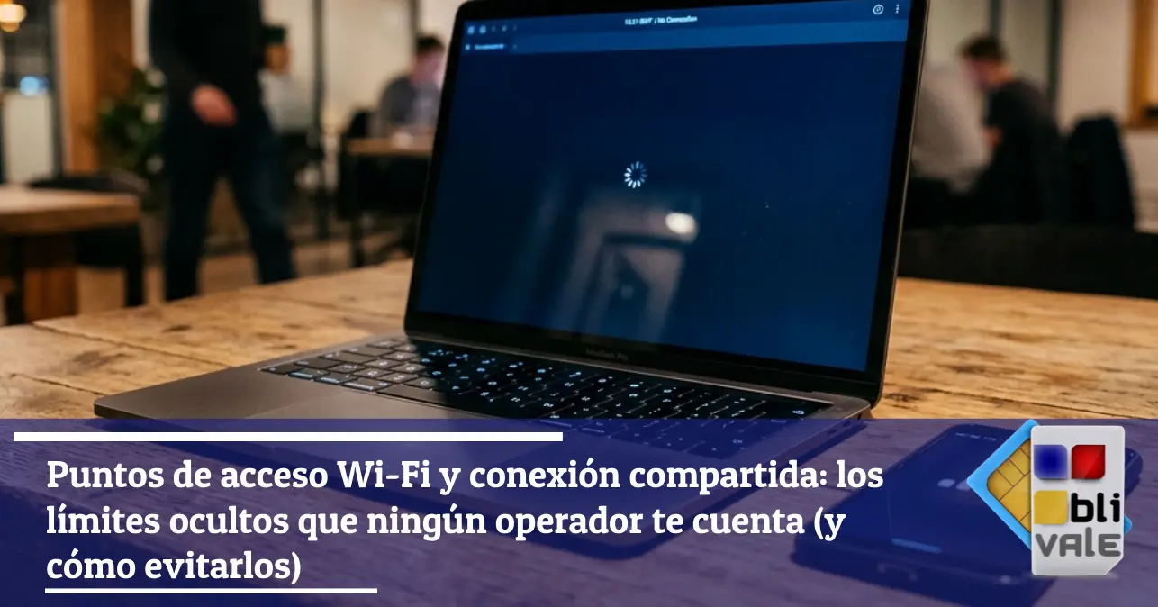 blivale-es-teletrabajador-laptop-conexion-hotspot-smartphone-643x337 Puntos de acceso Wi-Fi y conexi&oacute;n compartida: los l&iacute;mites ocultos que ning&uacute;n operador te cuenta (y c&oacute;mo evitarlos)