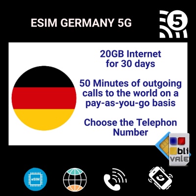 blivale_en_esim_germany_5g_onetime_20gb_internet_50_minutes_telephon_number_1080x1080 eSIM para ALEMANIA (DE) con 20 GB y 50 minutos y número de teléfono
