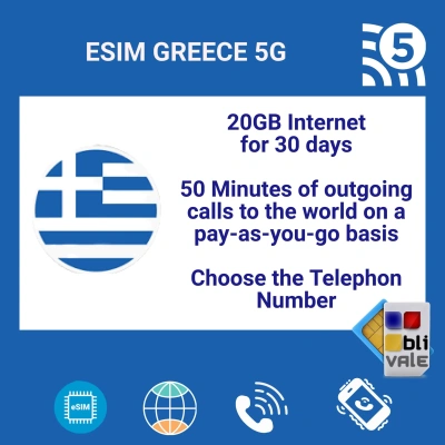 blivale_en_esim_greece_5g_onetime_20gb_internet_50_minutes_telephon_number_1080x1080 eSIM for GREECE &mdash; 20GB + 50 Min + Phone Number: N&uacute;mero Tel&eacute;fono Fijo Argentina