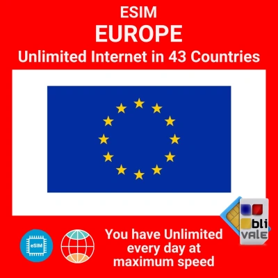 blivale_en_esim_new_europe_unlimited_43_country_1080x1080 eSIM for EUROPE 41 Country &mdash; Truly Unlimited &mdash; No Speed Limit