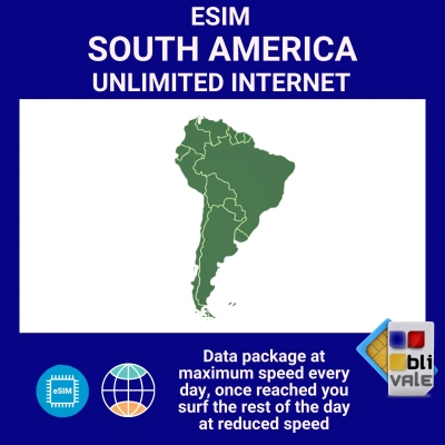 blivale_en_esim_new_south_america_unlimited_data_package_1080x1080 eSIM para SUDAM&Eacute;RICA Paquete de Datos Ilimitados