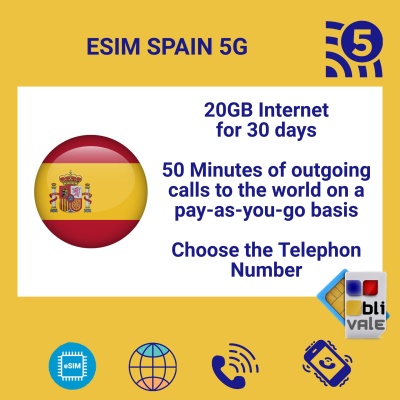 blivale_en_esim_spain_5g_20gb_internet_50_minutes_telephon_number_1080x1080 eSIM para ESPAÑA (ES) con 20GB y 50 Minutos y Número de Teléfono