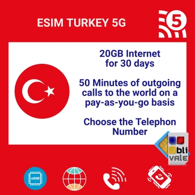 blivale_en_esim_turkey_5g_20gb_internet_50_minutes_telephon_number_1080x1080 eSIM for TURKEY &mdash; 20GB + 50 Min + Phone Number: N&uacute;mero Tel&eacute;fono Fijo Argentina