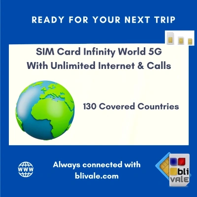 blivale_en_sim_card_esim_infinity_world_5g_with_unlimited_internet__calls BLIVALE SIM Card Infinity World 5G con Internet e chiamate illimitate